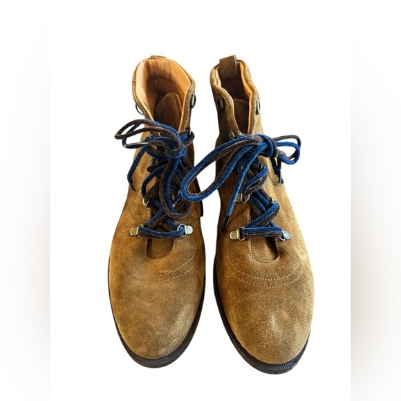 NAGUISA Boots Suede Hiker Ankle Fuzzy Lace Size 40 - Picture 14 of 14